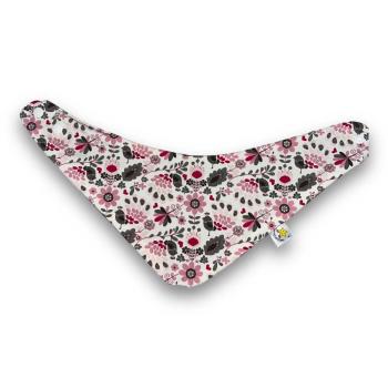 Wende Halstuch Vögel und Blumen